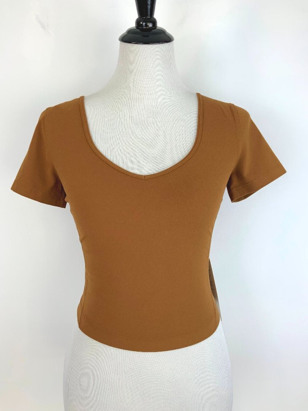 New Lululemon Fitted Align T-Shirt in Copper Brown Sz 6